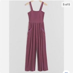 Anthropologie Jumpsuit Burgundy